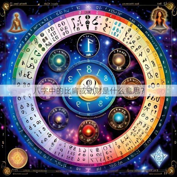 八字中的比肩或劫財是什么意思？