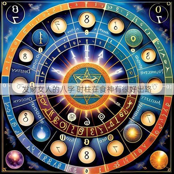 發(fā)財(cái)女人的八字 時(shí)柱在食神有很好出路